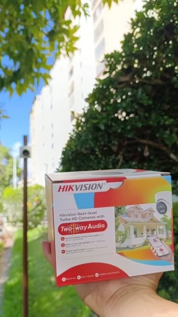 Cámara Hikvision instalada por Servilacolina